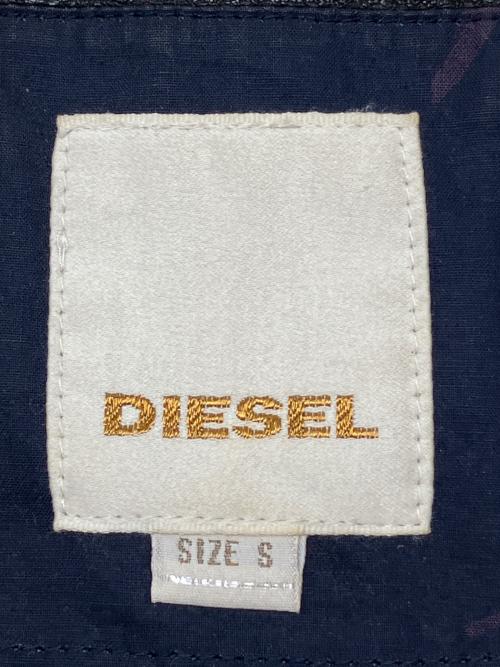DIESEL（ディーゼル）DIESEL (ディーゼル) ラムレザージャケット ブラック サイズ:Sの古着・服飾アイテム