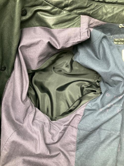 DIESEL（ディーゼル）DIESEL (ディーゼル) ラムレザージャケット ブラック サイズ:Sの古着・服飾アイテム