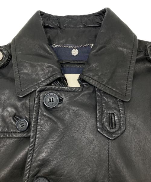 DIESEL（ディーゼル）DIESEL (ディーゼル) ラムレザージャケット ブラック サイズ:Sの古着・服飾アイテム
