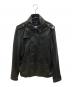 DIESEL（ディーゼル）の古着「ラムレザージャケット」｜ブラック
