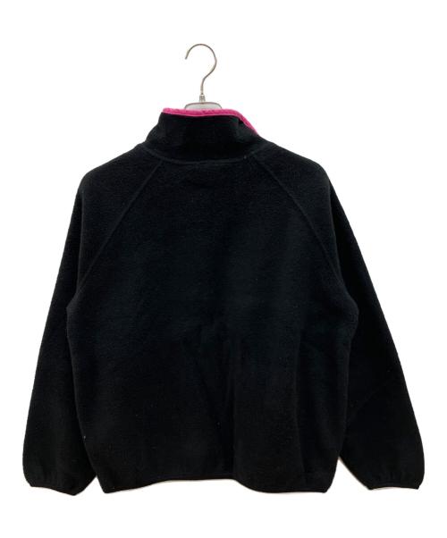WOOLRICH（ウールリッチ）WOOLRICH (ウールリッチ) 80sフリースジャケット 紺タグ USA製 古着 ブラック×ピンク サイズ:Ｍの古着・服飾アイテム