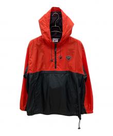 REEBOK（リーボック）の古着「90sアノラックパーカー 古着」｜レッド×ブラック