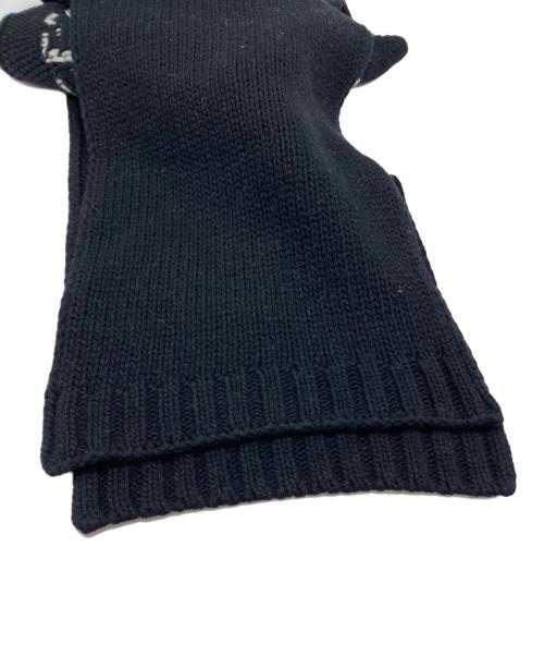 MM6 Maison Margiela（エムエムシックスメゾンマルジェラ）MM6 Maison Margiela (エムエムシックスメゾンマルジェラ) マフラー ブラックの古着・服飾アイテム