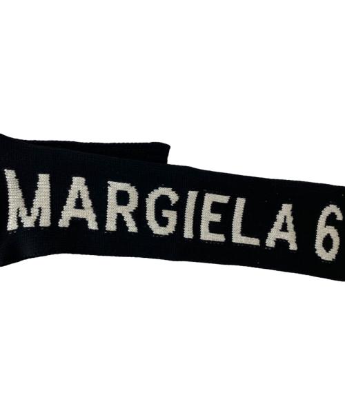 MM6 Maison Margiela（エムエムシックスメゾンマルジェラ）MM6 Maison Margiela (エムエムシックスメゾンマルジェラ) マフラー ブラックの古着・服飾アイテム