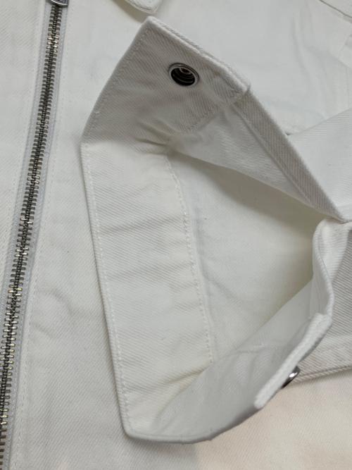 Calvin Klein Jeans（カルバンクラインジーンズ）Calvin Klein Jeans (カルバンクラインジーンズ) ショート丈デニムジャケット ホワイト サイズ:XSの古着・服飾アイテム