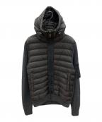MONCLERモンクレール）の古着「ニットダウンジャケット」｜グレー