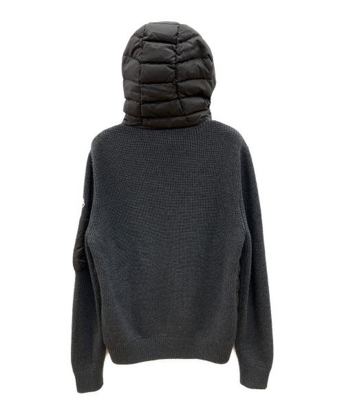 MONCLER（モンクレール）MONCLER (モンクレール) ニットダウンジャケット グレー サイズ:Lの古着・服飾アイテム
