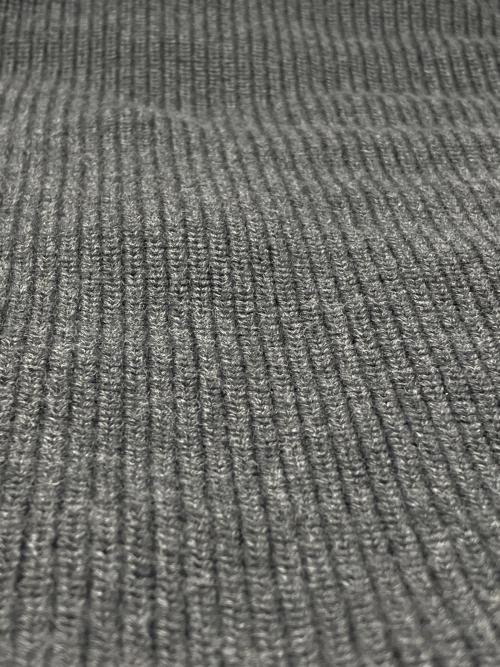 MONCLER（モンクレール）MONCLER (モンクレール) ニットダウンジャケット グレー サイズ:Lの古着・服飾アイテム