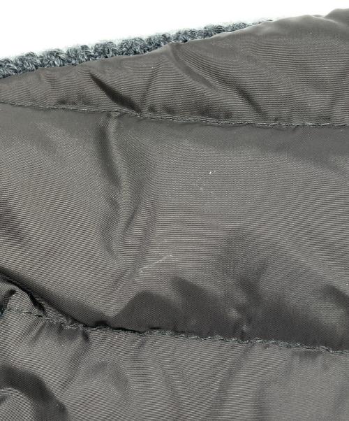 MONCLER（モンクレール）MONCLER (モンクレール) ニットダウンジャケット グレー サイズ:Lの古着・服飾アイテム