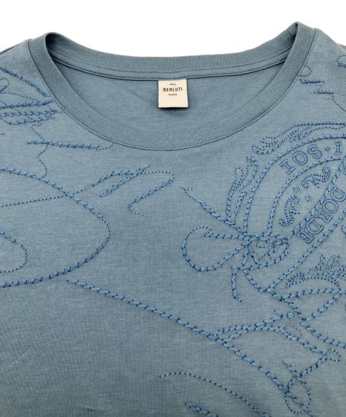 Berluti（ベルルッティ）Berluti (ベルルッティ) 半袖カットソー ブルー サイズ:Ｍの古着・服飾アイテム