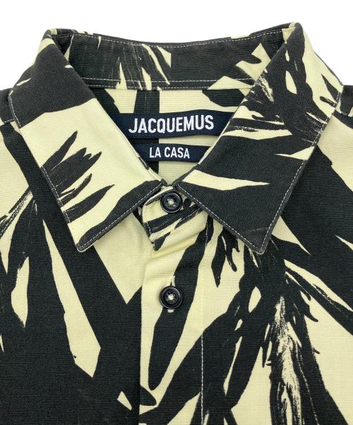 jacquemus（ジャックムス）jacquemus (ジャックムス) 長袖シャツ ブラック×イエロー サイズ:48の古着・服飾アイテム