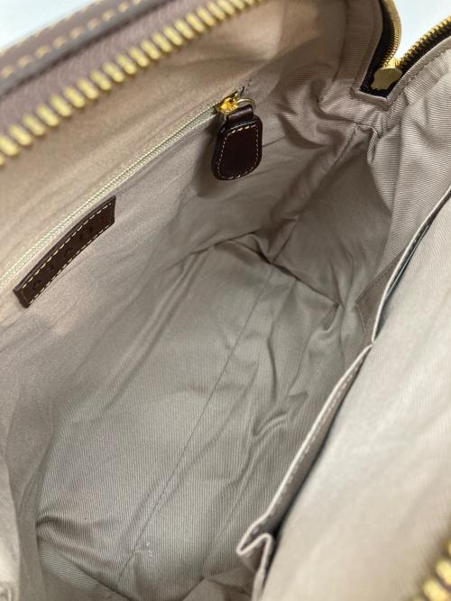 ATAO（アタオ）ATAO (アタオ) アップルハンドバッグ クラシックショコラ ブラウン×ベージュの古着・服飾アイテム