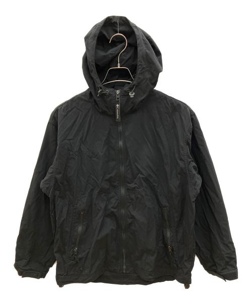 Columbia（コロンビア）Columbia (コロンビア) 90sナイロンパーカー　古着 ブラック サイズ:Sの古着・服飾アイテム