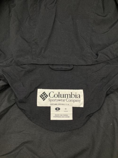 Columbia（コロンビア）Columbia (コロンビア) 90sナイロンパーカー　古着 ブラック サイズ:Sの古着・服飾アイテム