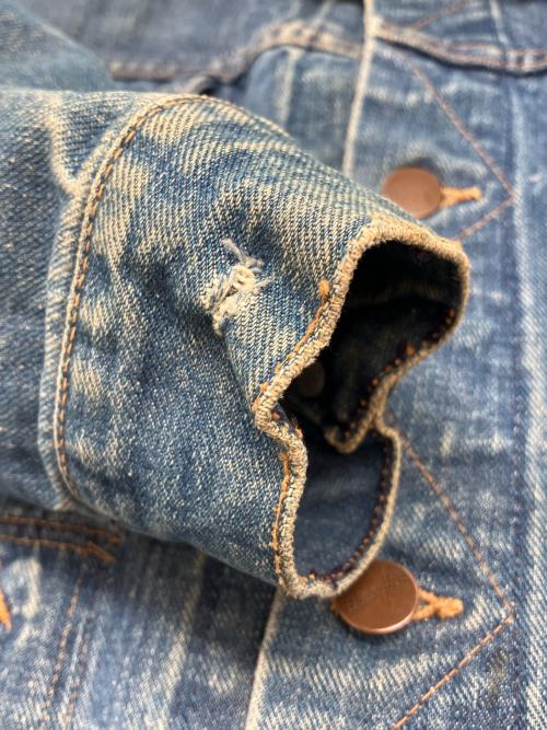 Wrangler（ラングラー）Wrangler (ラングラー) 60sデニムジャケット 白タグ後期 24MJ 古着 インディゴ サイズ:34の古着・服飾アイテム