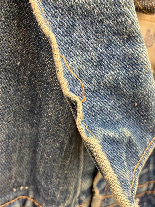 Wrangler（ラングラー）Wrangler (ラングラー) 60sデニムジャケット 白タグ後期 24MJ 古着 インディゴ サイズ:34の古着・服飾アイテム