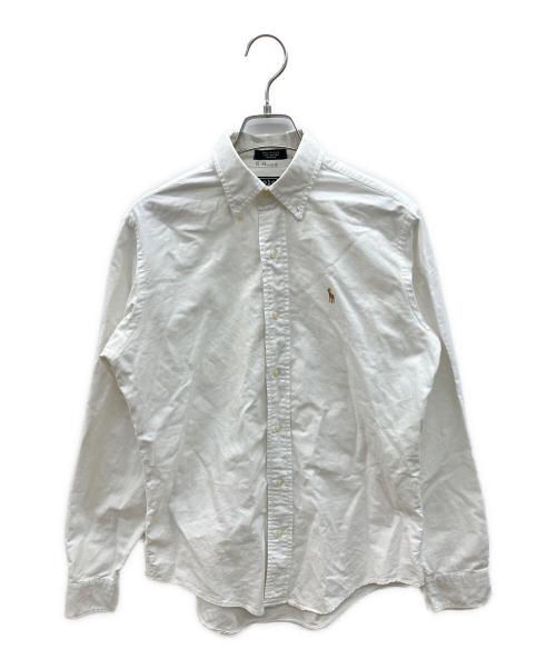 POLO RALPH LAUREN（ポロ・ラルフローレン）POLO RALPH LAUREN (ポロ・ラルフローレン) 80sボタンダウンシャツ 緑タグ 古着 ホワイト サイズ:18の古着・服飾アイテム