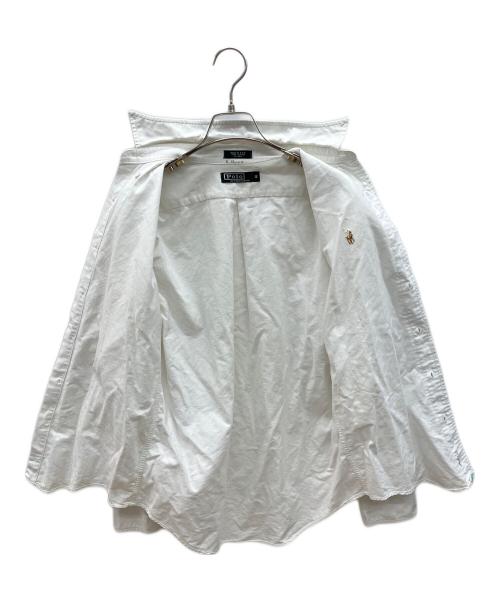 POLO RALPH LAUREN（ポロ・ラルフローレン）POLO RALPH LAUREN (ポロ・ラルフローレン) 80sボタンダウンシャツ 緑タグ 古着 ホワイト サイズ:18の古着・服飾アイテム