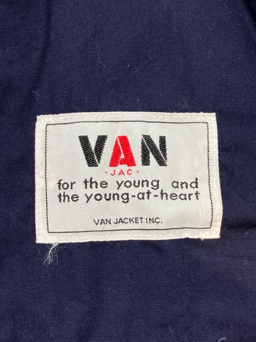 VAN JAC（ヴァン・ヂャケット）VAN JAC (ヴァン・ヂャケット) 90sジップコットンジャケット　古着 ネイビー サイズ:Lの古着・服飾アイテム