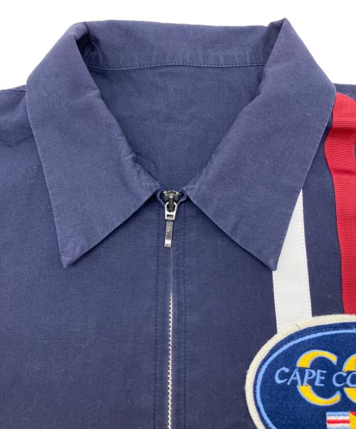 VAN JAC（ヴァン・ヂャケット）VAN JAC (ヴァン・ヂャケット) 90sジップコットンジャケット　古着 ネイビー サイズ:Lの古着・服飾アイテム