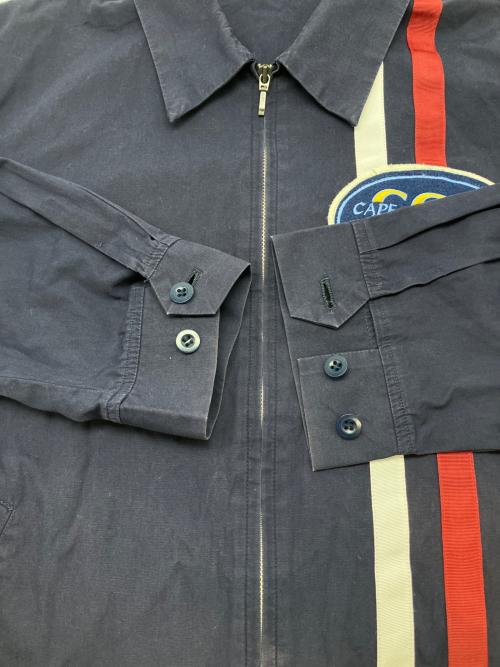 VAN JAC（ヴァン・ヂャケット）VAN JAC (ヴァン・ヂャケット) 90sジップコットンジャケット　古着 ネイビー サイズ:Lの古着・服飾アイテム