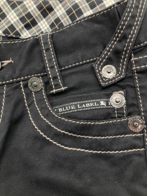 BURBERRY BLUE LABEL（バーバリー ブルー レーベル）BURBERRY BLUE LABEL (バーバリー ブルー レーベル) ローライズフレアパンツ　Y2K ブラック サイズ:38の古着・服飾アイテム