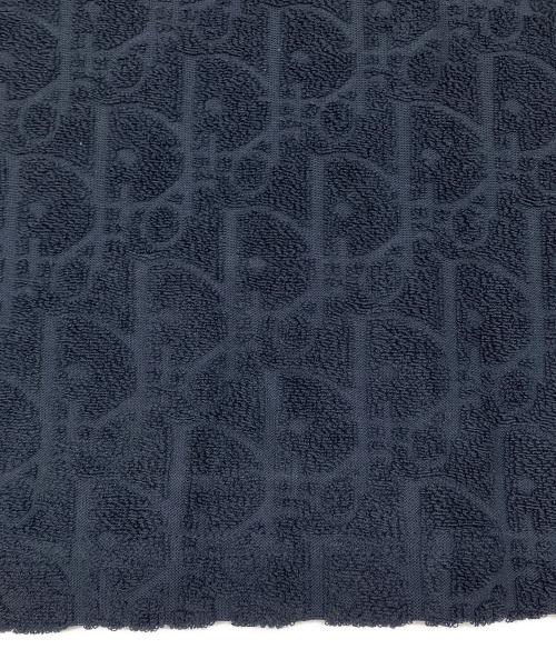 Christian Dior（クリスチャン ディオール）Christian Dior (クリスチャン ディオール) オブリークジャガードパイルTシャツ ネイビー サイズ:Ｍの古着・服飾アイテム