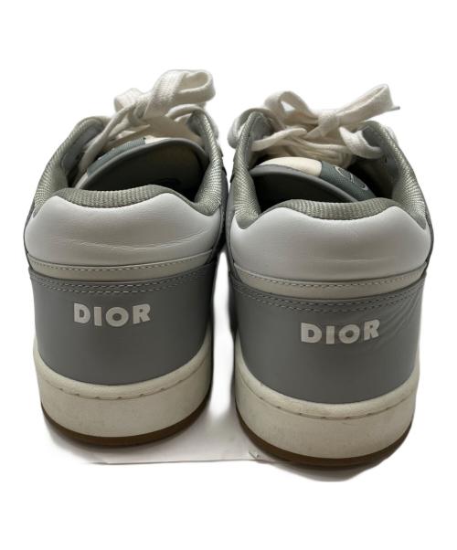 Christian Dior（クリスチャン ディオール）Christian Dior (クリスチャン ディオール) B27 アップタウン ロートップスニーカー グレー×ホワイト サイズ:26の古着・服飾アイテム