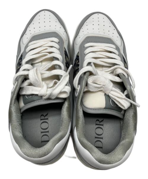 Christian Dior（クリスチャン ディオール）Christian Dior (クリスチャン ディオール) B27 アップタウン ロートップスニーカー グレー×ホワイト サイズ:26の古着・服飾アイテム
