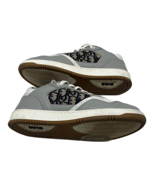 Christian Dior（クリスチャン ディオール）Christian Dior (クリスチャン ディオール) B27 アップタウン ロートップスニーカー グレー×ホワイト サイズ:26の古着・服飾アイテム