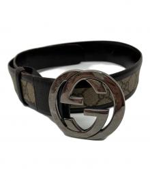 GUCCI（グッチ）の古着「レザーベルト」｜ブラウン