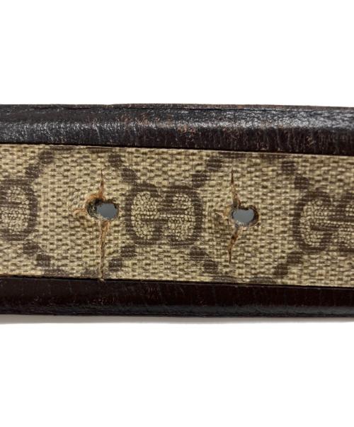 GUCCI（グッチ）GUCCI (グッチ) レザーベルト ブラウンの古着・服飾アイテム