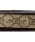 中古・古着 GUCCI (グッチ) レザーベルト ブラウン：10000円
