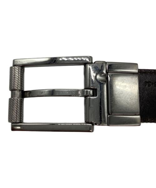 GUCCI（グッチ）GUCCI (グッチ) GGレザーベルト キャメル×ブラウンの古着・服飾アイテム