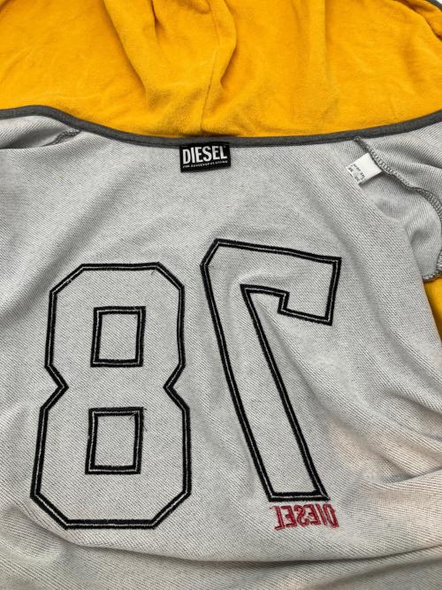 DIESEL（ディーゼル）DIESEL (ディーゼル) ジップパーカー グレー サイズ:XXLの古着・服飾アイテム