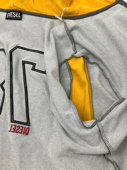DIESEL（ディーゼル）DIESEL (ディーゼル) ジップパーカー グレー サイズ:XXLの古着・服飾アイテム