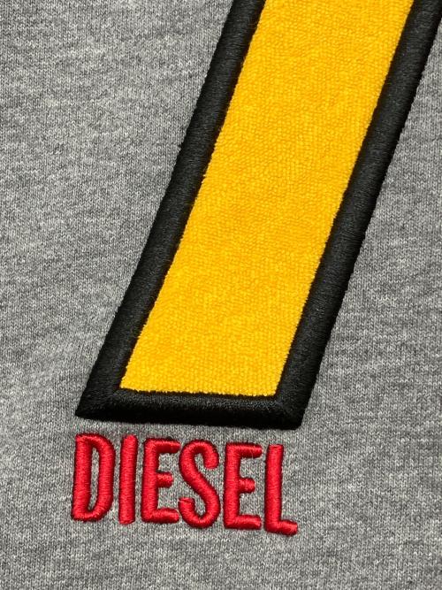 DIESEL（ディーゼル）DIESEL (ディーゼル) ジップパーカー グレー サイズ:XXLの古着・服飾アイテム