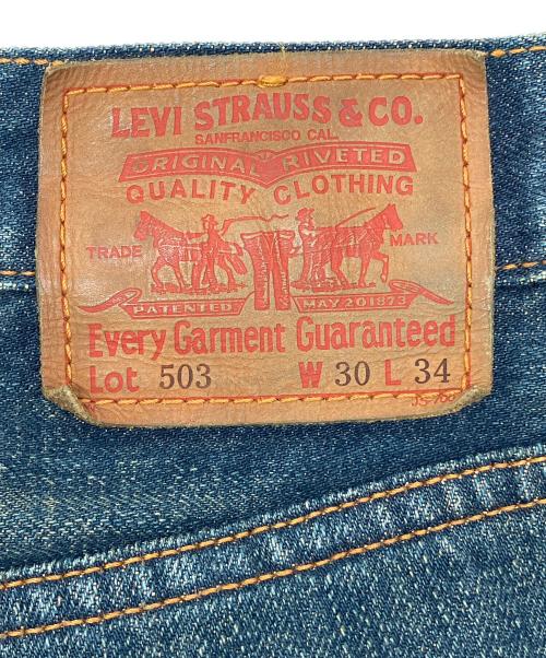 LEVI'S（リーバイス）LEVI'S (リーバイス) 00s 503デニムパンツ 2002年5月製 釦裏359 インディゴ サイズ:W30×L34の古着・服飾アイテム