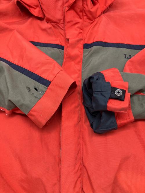 L.L.Bean OUTDOORS（エルエルビーンアウトドア）L.L.Bean OUTDOORS (エルエルビーンアウトドア) 90sナイロンジャケット　古着 オレンジ サイズ:XLの古着・服飾アイテム