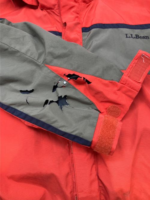 L.L.Bean OUTDOORS（エルエルビーンアウトドア）L.L.Bean OUTDOORS (エルエルビーンアウトドア) 90sナイロンジャケット　古着 オレンジ サイズ:XLの古着・服飾アイテム