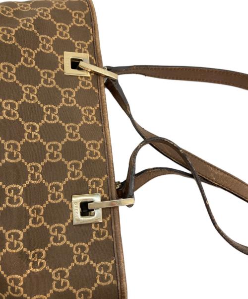 GUCCI（グッチ）GUCCI (グッチ) ハンドバッグ ブラウンの古着・服飾アイテム