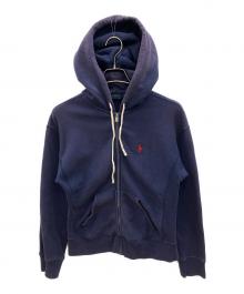 POLO RALPH LAUREN（ポロ・ラルフローレン）の古着「ジップパーカー」｜ネイビー