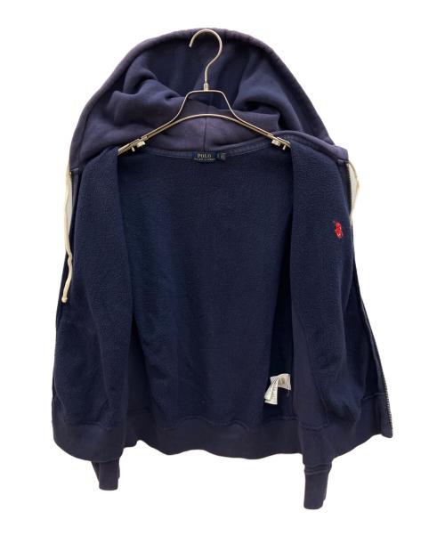 POLO RALPH LAUREN（ポロ・ラルフローレン）POLO RALPH LAUREN (ポロ・ラルフローレン) ジップパーカー ネイビー サイズ:Sの古着・服飾アイテム
