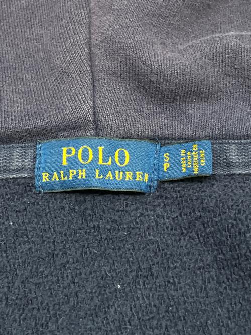 POLO RALPH LAUREN（ポロ・ラルフローレン）POLO RALPH LAUREN (ポロ・ラルフローレン) ジップパーカー ネイビー サイズ:Sの古着・服飾アイテム