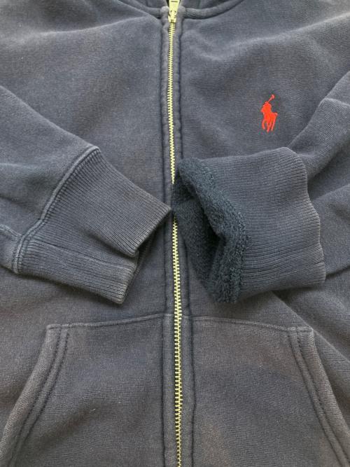 POLO RALPH LAUREN（ポロ・ラルフローレン）POLO RALPH LAUREN (ポロ・ラルフローレン) ジップパーカー ネイビー サイズ:Sの古着・服飾アイテム