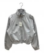 UMBRO×PUBLUXアンブロ×パブリュクス）の古着「パイピングジャージートラックジャケット　24SS」｜グレー