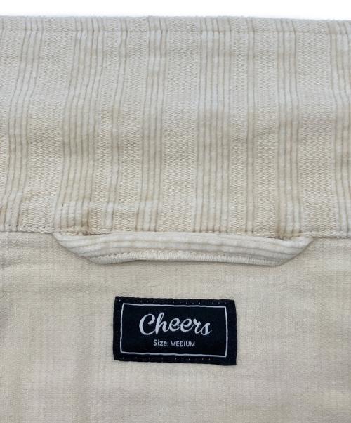 cheers（チアーズ）cheers (チアーズ) ジップジャケット アイボリー サイズ:Ｍの古着・服飾アイテム