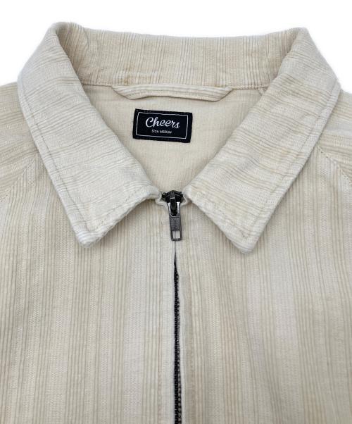 cheers（チアーズ）cheers (チアーズ) ジップジャケット アイボリー サイズ:Ｍの古着・服飾アイテム