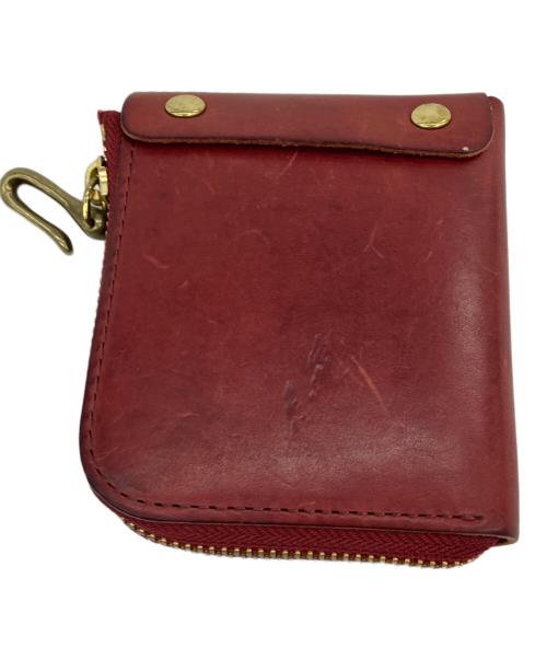 BEERBELLY（ビアベリー）BEERBELLY (ビアベリー) コンパクトウォレット ボルドーの古着・服飾アイテム