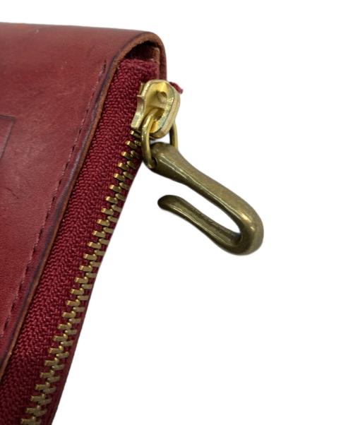 BEERBELLY（ビアベリー）BEERBELLY (ビアベリー) コンパクトウォレット ボルドーの古着・服飾アイテム